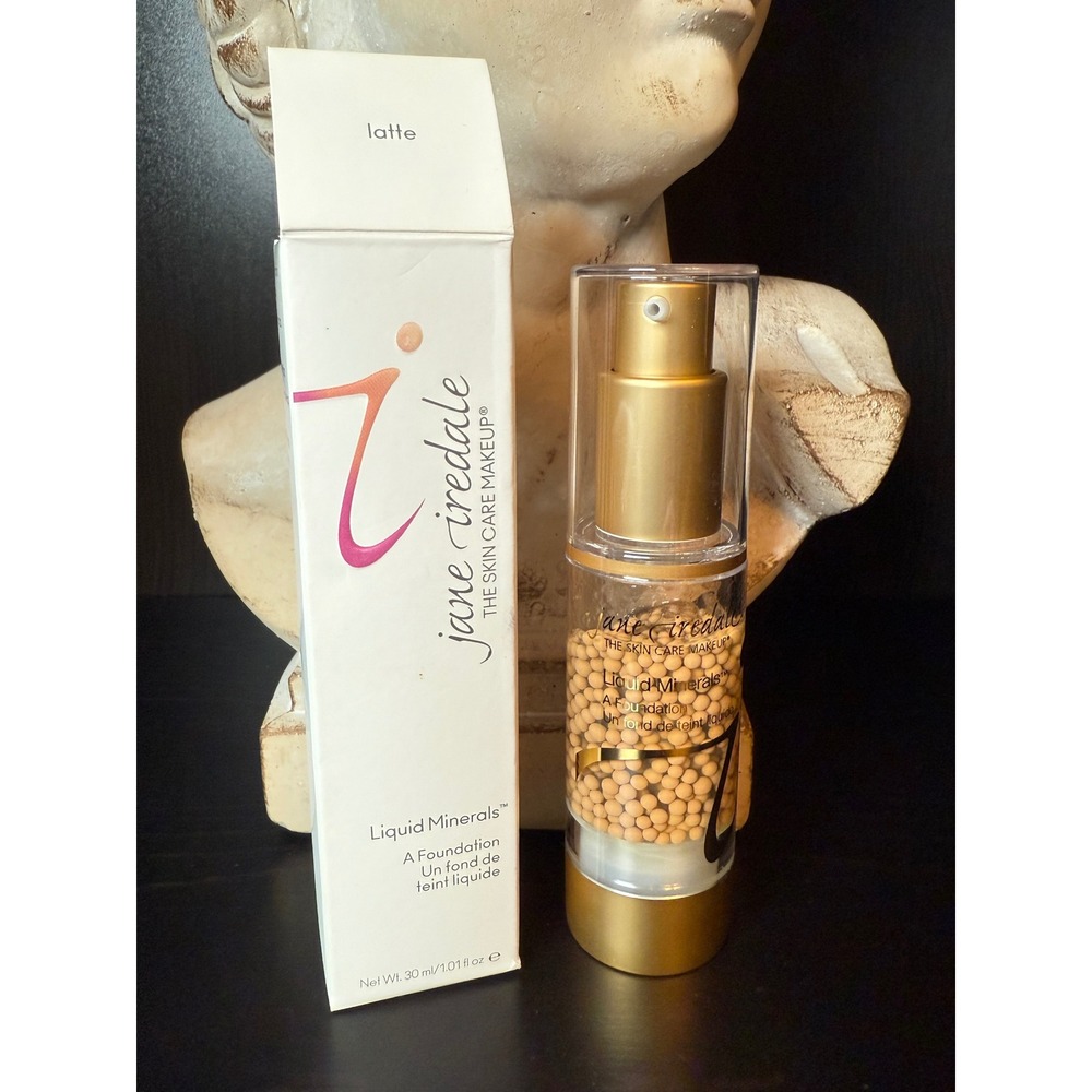 Jane Iredale Liquid Minerals A Foundation Latte 30ml 1.01 fl‎ oz Hydrating Serum